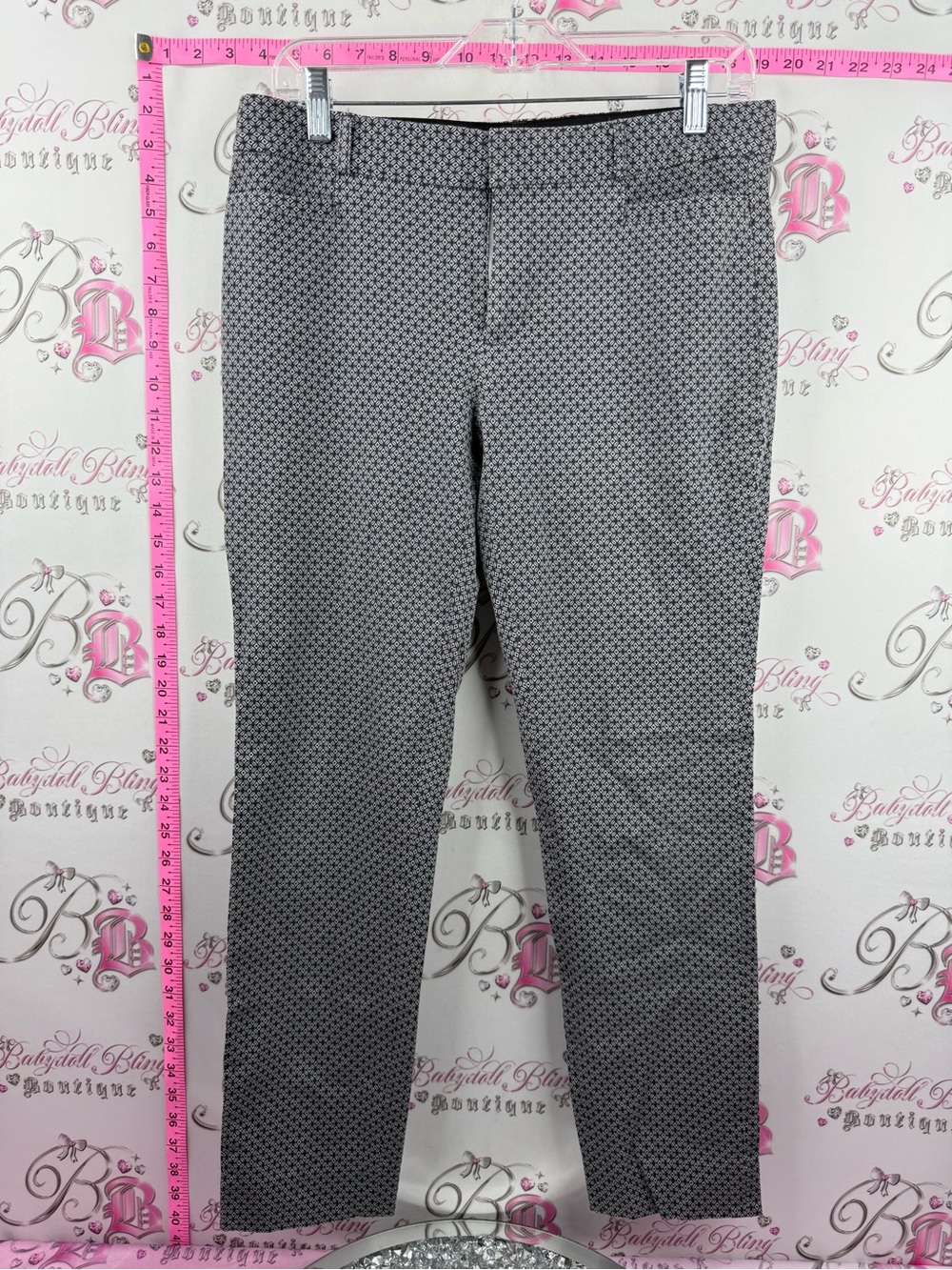 Banana Republic Sloan fit Gray Patterned Dress Pants
